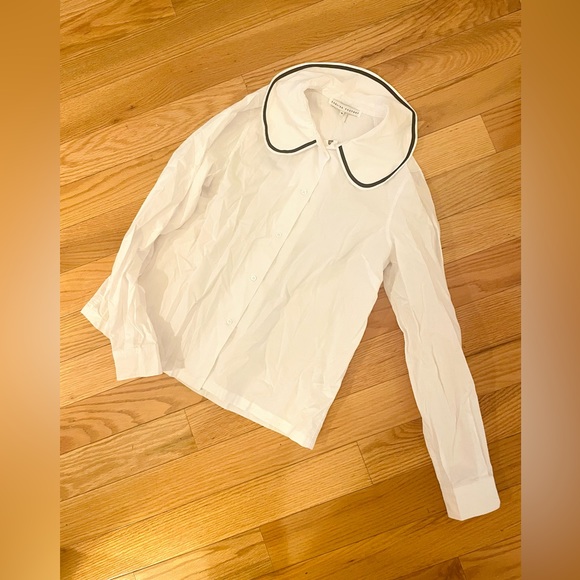 New With Tags* English Factory Collard Blouse by Anthropologie - Picture 5 of 10